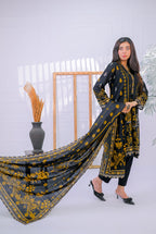 3 PCS | UNSTITCHED | PRINTED KHADDAR