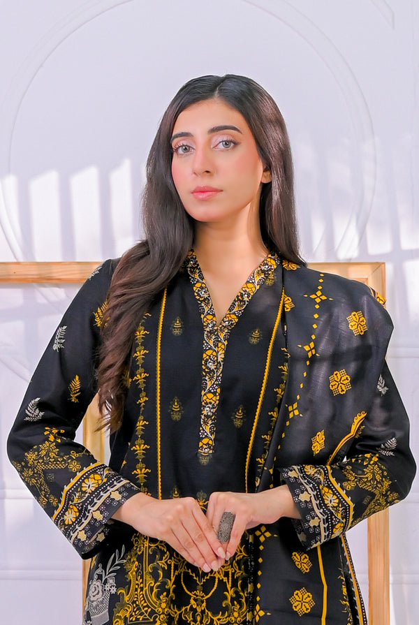 3 PCS | UNSTITCHED | PRINTED KHADDAR